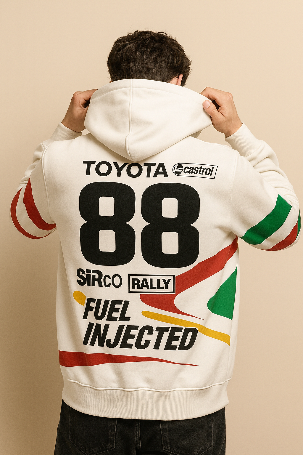 FUEL INJECTED – TOYOTA × CASTROL Livery Hoodie
